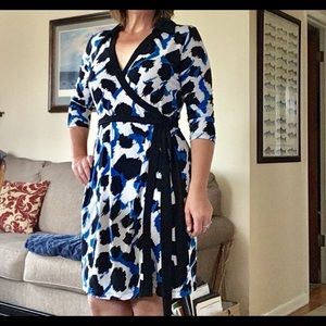 Calvin Klein Wrap Dress - Size 12
